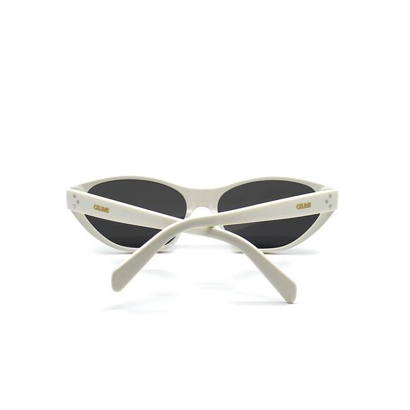 NEW CELINE PARIS CL40251U 25A WHITE GREY AUTHENTIC SUNGLASSES - Picture 10 of 14